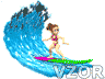 Surfing, Animace na mobil